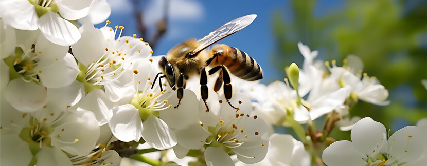 Les 5 avantages de l'action des abeilles sur le pollen pour votre jardin et la biodiversité