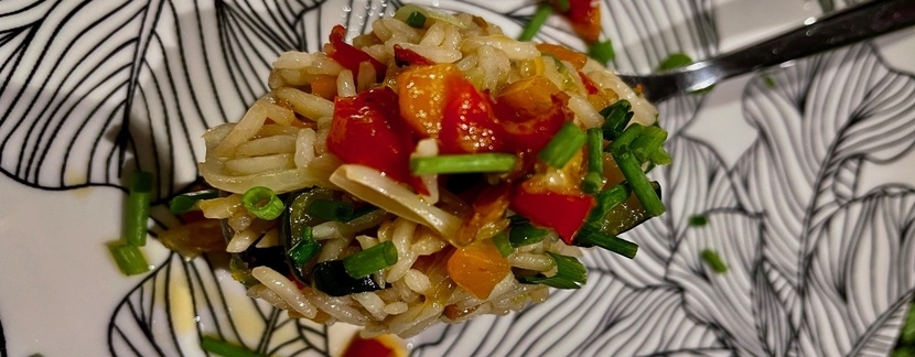 Risotto de légumes avec Nutribiote Base & Digestion
